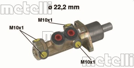 Цилиндр тормозной главный metelli 05-0387