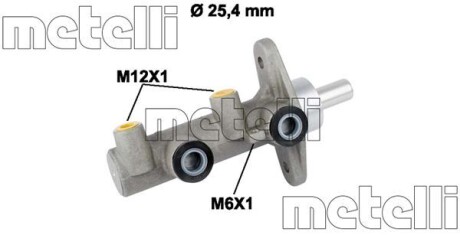 Циліндр гальмівний головний metelli 05-0819