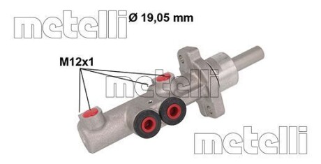 Цилиндр тормозной главный metelli 05-0882