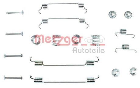 Монтажный к-кт тормозных колодок metzger 105-0034