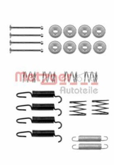 Монтажный к-кт тормозных колодок metzger 105-0816