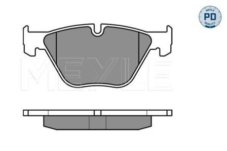 Колодки гальмівні (передні) BMW 3 (E90-E93) 05- meyle 025 233 1320/PD