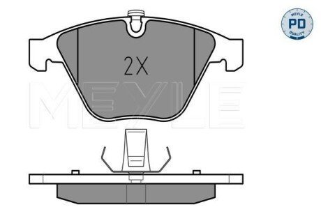 Колодки гальмівні (передні) BMW 5 (E60)/6 (E64)/7 (E65) 01- (Ate) meyle 025 233 4720/PD