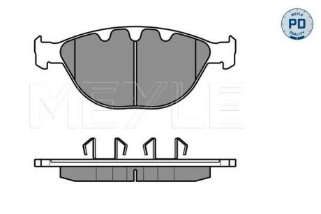 Колодки гальмівні (передні) BMW 5 (E60)/6 (E63)/7 (E65/E66/E67) 04- meyle 025 237 9120/PD