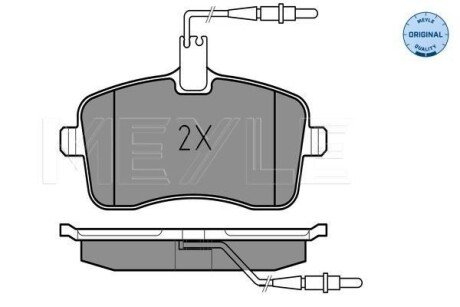 Колодки гальмівні (передні) Peugeot 407 1.6HDI/1.8/2.0/2.0HDI 04- (TRW) (з датчиком) meyle 025 241 3418/W