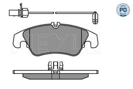 Колодки гальмівні (передні) Audi A4/A5/Q5 07- meyle 025 247 4319/PD