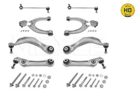 Комплект важелів підвіски (передньої) BMW 5 (F10/F11)/6 (F12/F13) 1.6-4.4 09-18 (К-кт) meyle 316 050 0080/HD