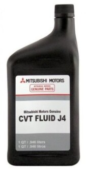 Трансмиссионное масло CVT FLUID J4 синтетическое 1 л mitsubishi mz320185