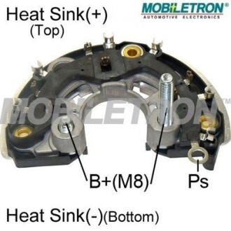 Випрямляч діодний mobiletron rb168h