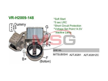 Регулятор напряжения генератора mobiletron vrh2009148