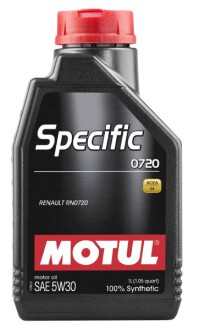 Моторна олива Specific 0720 5W-30, 1л. motul 102208