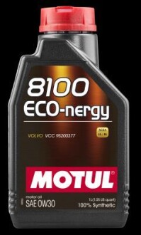 Масло моторное 8100 Eco-nergy 0W-30 1L motul 102793