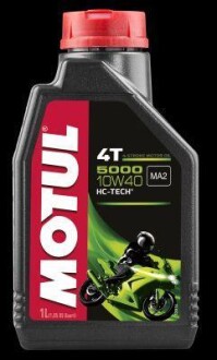 Олива моторна 5000 4T 10W-40, 1л. motul 104054