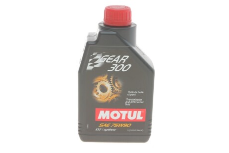 Трансмиссионное масло Gear 300 GL-4 / 5 75W-90 синтетическое 1 л motul 317101