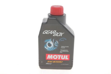 Трансмиссионное масло GearBox GL-4 / 5 80W-90 минеральное 1 л motul 317201