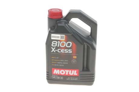 Масло моторное 8100 X-Cess 5W-30 (4 л) motul 368107