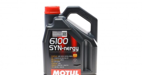 Олива моторна 6100 Syn-Nergy 5W-40, 4л. motul 368350