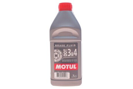 Тормоз. жидкость DOT 3&4 Brake Fluid 1 L motul 807901