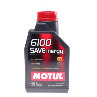 Олива 5W30 SAVE-nergy 6100 (1л) (WSS M2C 913D/STJLR.03.5003/9.55535-G1) заміна на 812511 motul 812411