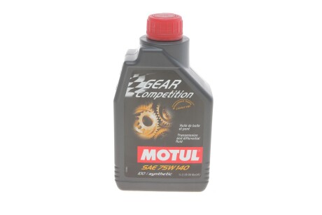 Трансмиссионное масло Gear Competition GL-5 75W-140 синтетическое 1 л motul 823501