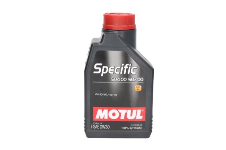 Олива моторна Specific VW 504.00-507.00 0W-30, 1л. motul 838611