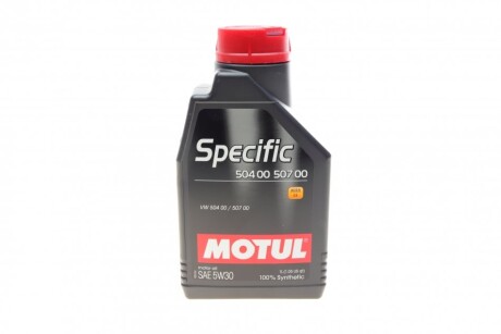 Масло моторное Specific 504.00-507.00 5W-30 (1 л) motul 838711