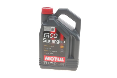 Олива 10W40 Synergie+ 6100 (4L) (VW 502.00/505.00/MB 229.3/RN 0710-0700) знятий з виробн motul 839441