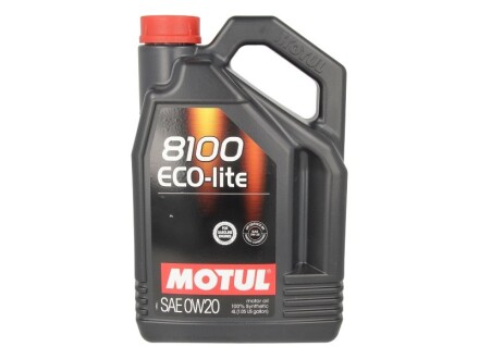 Олива моторна 8100 Eco-Lite 0W-20, 4л. motul 841154