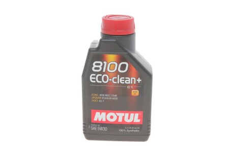 Олива моторна 8100 Eco-Clean+ 5W-30, 1л. motul 842511