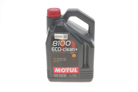 Олива моторна 8100 Eco-Clean+ 5W-30, 5л. motul 842551