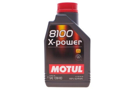 Олива 10W60 X-Power 8100 (1л) (106142) motul 854811