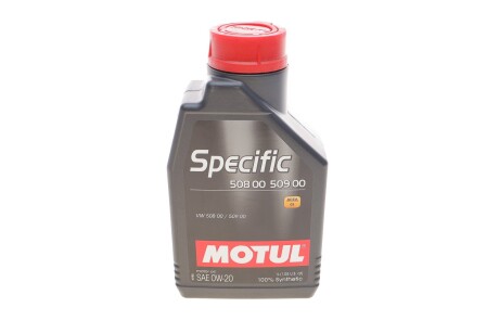 Олива моторна Specific VW 508.00-509.00 0W-20, 1л. motul 867211