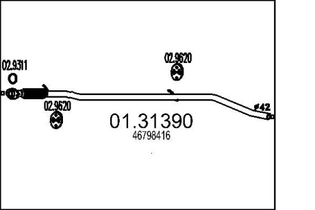 Резонатор mts 01.31390