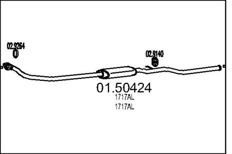 Резонатор mts 01.50424