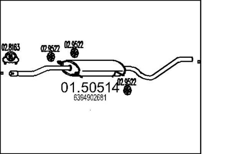 Резонатор mts 01.50514