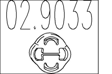 Гумовий елемент кріплення mts 02.9033