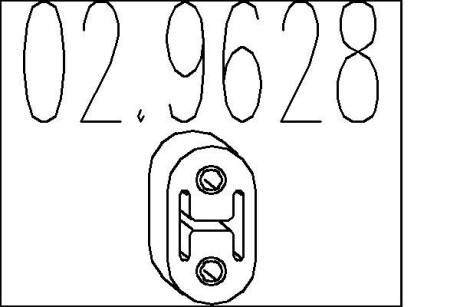 Гумовий елемент кріплення mts 02.9628