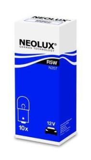 Автолампа R5W BA15s 5 W белая neolux n207