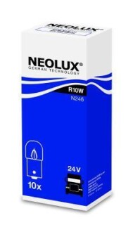 Автолампа R10W BA15s 10 W белая neolux n246