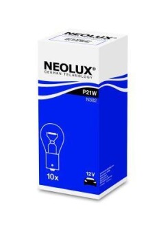 Лампа допоміжн. освітлення Р21W 12V 21W ВА15s neolux n382