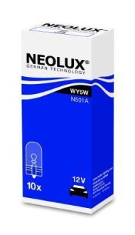 Лампа допоміжн. освітлення WY5W 12V 5W W2,1x9,5d neolux n501A