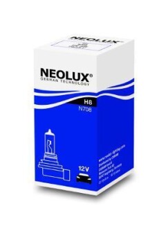 Автолампа H8 PGJ19-1 35 W прозора neolux n708