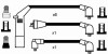 Комплект проводов зажигания ngk 8286 (фото 2)