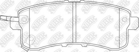 КОЛОДКИ ГАЛЬМІВНІ niBK pn0554