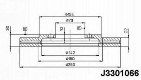 Nipparts j3301066