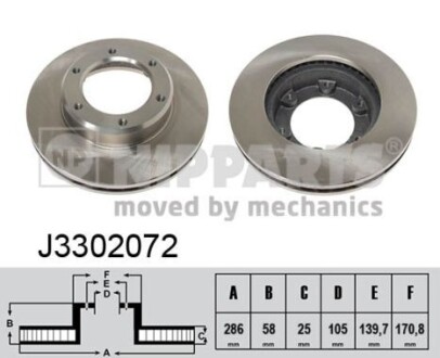 Nipparts j3302072