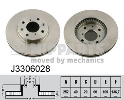 Nipparts j3306028