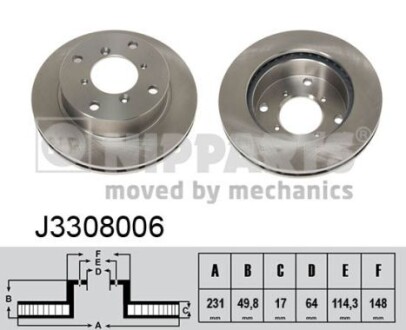 Nipparts j3308006