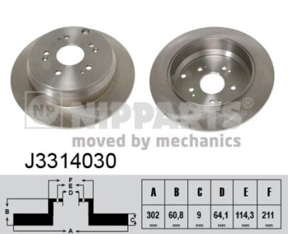 Nipparts j3314030