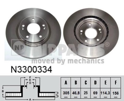 Nipparts n3300334